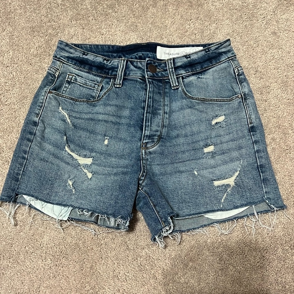 TREASURE & BOND boyfriend high rise shorts Size 26 NEW w/o tags